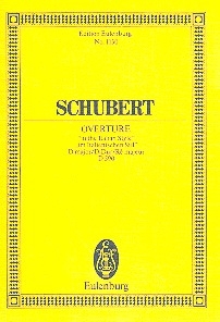 Overtre in italienischem Stil D-Dur D590 fr Orchester Studienpartitur