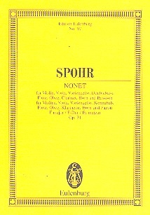 Nonett F-Dur op.31 fr Blserquintett, Streichtrio und Kontrabass Studienpartitur