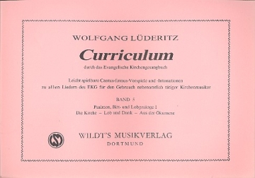 Curriculum durch das EG Band 5 fr Orgel Psalmgesnge