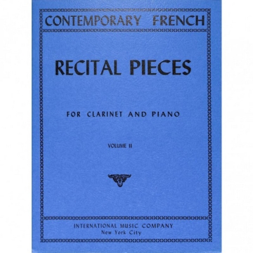 French recital pieces from the 20th century vol.2 for clarinet and piano