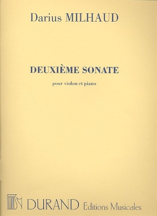 Sonate no.2 op.40 pour violon et piano