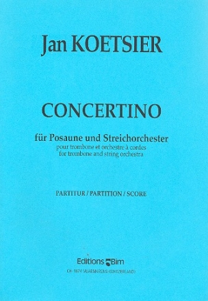 Concertino op.91 fr Posaune und Streichorchester Partitur