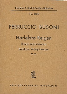 Harlekins Reigen op.46 fr Tenor und Orchester Studienpartitur