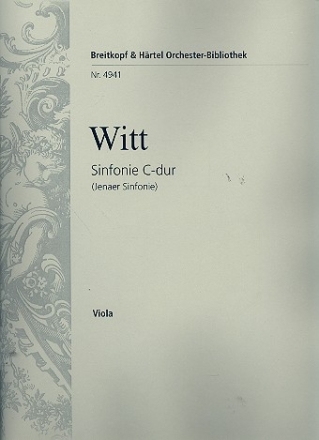 Sinfonie C-Dur fr Orchester Viola