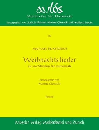 Weihnachtslieder zu 4 Stimmen - 16 Choralstze fr Blechblser Partitur