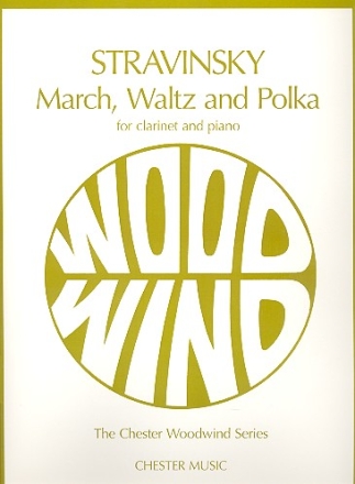 March, Waltz and Polka for clarinet and piano