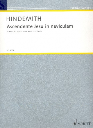 Ascendente Jesu in naviculam fr Sopran (Tenor) und Klavier