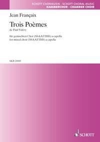 Trois Pomes de Paul Valry fr gemischten Chor (SSAATTBB) Chorpartitur