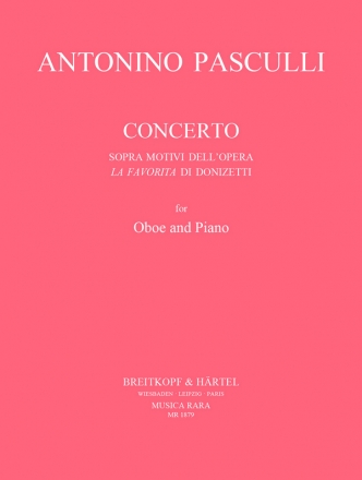 Concerto sopra motivi dell'opera La Favorita di Donizetti for oboe and piano