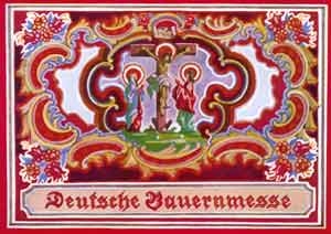 Deutsche Bauernmesse fr Dreigesang (Frauenchor) und Instrumente) Zitherpartitur (Ausgabe A)