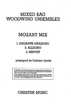 MOZART MIX THREE EASY PIECES MIXED BAG 23