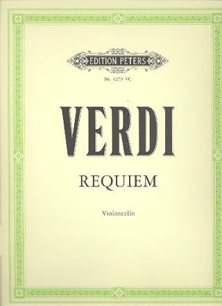 Requiem (1874) fr Soli, Chor und Orchester Violoncello