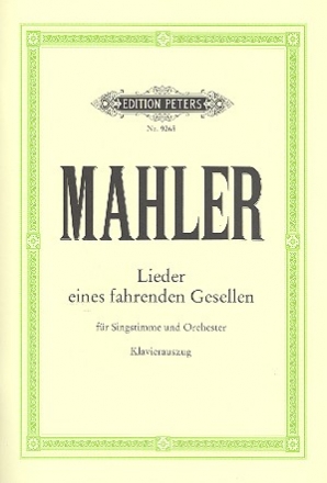 Lieder eines fahrenden Gesellen fr Gesang und Klavier