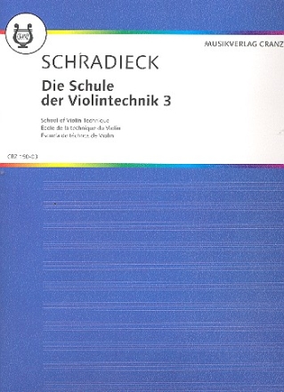 Die Schule der Violintechnik Band 3 fr Violine