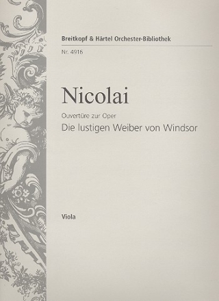 Die lustigen Weiber von Windsor - Ouvertre fr Orchester Viola