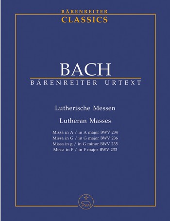 Lutherische Messen BWV234-236 Studienpartitur