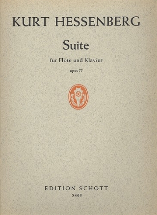 Suite op. 77 fr Flte und Klavier