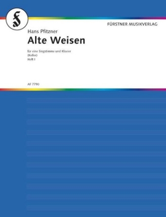 Alte Weisen op. 33 Band 1 fr Gesang und Klavier