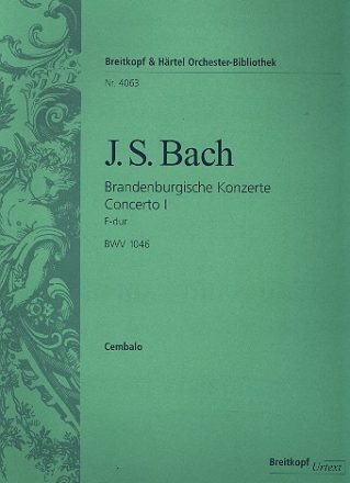 Brandenburgisches Konzert F-Dur Nr.1 BWV1046 fr Orchester Cembalo