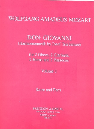 Don Giovanni vol.1 for wind octet score and 8 parts