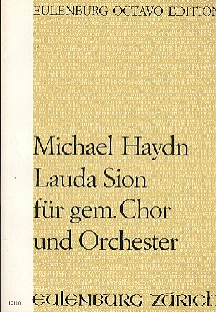 Lauda Sion fr gem Chor und Orchester Partitur