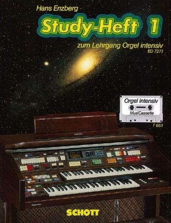 Orgel intensiv Study-Heft 1 mi fr E-Orgel