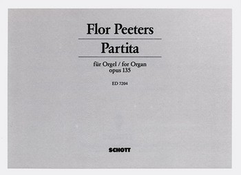 Partita op. 135 fr Orgel