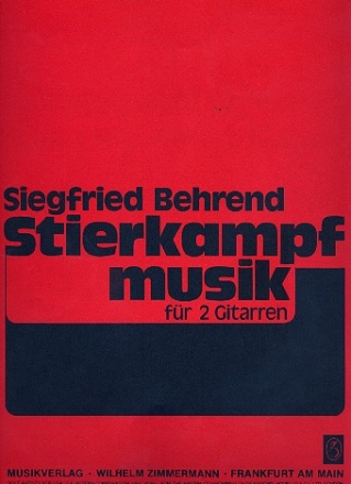 Stierkampfmusik fr 2 Gitarren Partitur