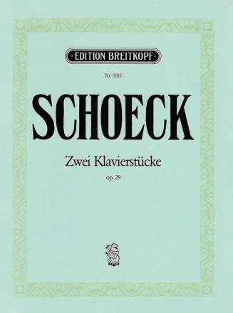 2 Klavierstcke op.29 - Consolation  und  Toccata fr Klavier