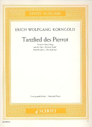 Tanzlied des Pierrot op. 12 fr Bariton und Klavier