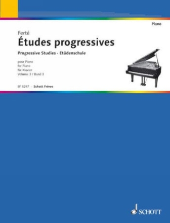 les maitres du piano etudes progressives 3 ferte, armand, ed