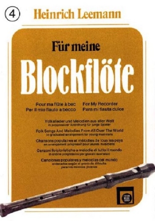 Fr meine Blockflte Band 4 fr Sopranblockflte