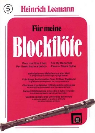 Fr meine Blockflte Band 5 fr Sopranblockflte