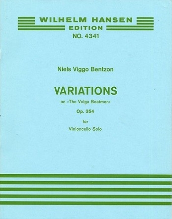 VARIATIONS ON THE VOLGA BOATMEN OP.354 FOR VIOLONCELLO SOLO BENGTSSON, ERLING BLOENDAL, ED