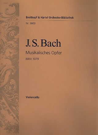 Musikalisches Opfer BWV1079 fr Kammerorchester Violoncello