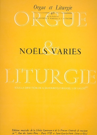 Noels varis pour orgue