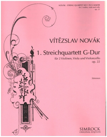 Streichquartett op.22  Partitur und Stimmen