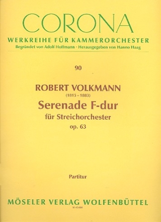 Serenade F-Dur Nr.2 op.63 fr Streichorchester Partitur (Verlagskopie)