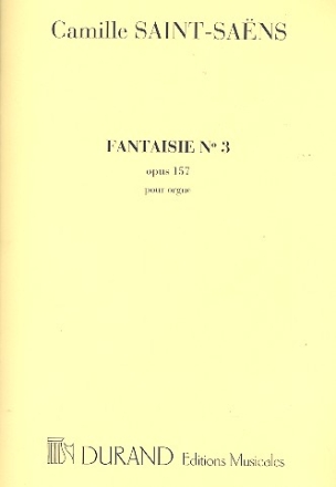 Fantaisie op.157,3 pour orgue