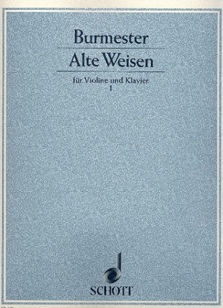 Alte Weisen fr Violine und Klavier