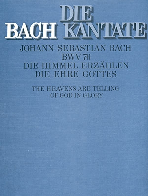 Die Himmel erzhlen die Ehre Gottes fr Soli (SATB), gem Chor und Orchester Partitur (dt/en)