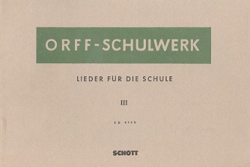 Lieder fr die Schule Band 3 fr Orff-Instrumente