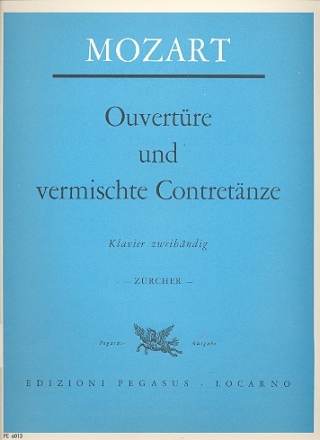 Ouvertuere und vermischte Contretnze fr Klavier