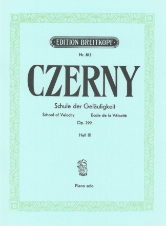 Schule der Gelufigkeit op.299 Band 3 fr Klavier