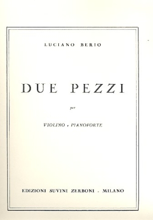 2 pezzi per violino e pianoforte