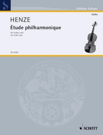 tude philharmonique (1979) fr Violine solo