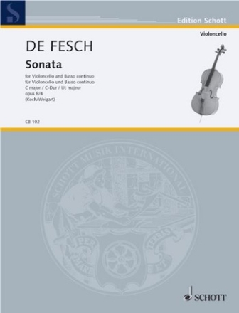 Sonate C-Dur op.8,4 fr Violoncello und Bc