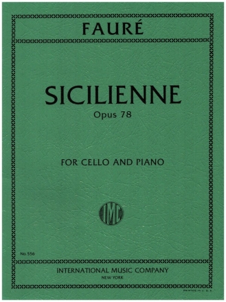 Sicilienne op.78 for violoncello and piano