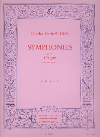 Symphonie no.7 op.42 pour orgue