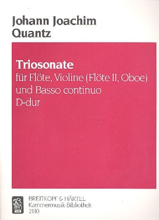 Triosonate D-Dur fr Flte, Violine und Bc